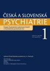 Česká a Slovenská psychiatrie