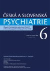 Česká a Slovenská psychiatrie