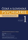 Česká a Slovenská psychiatrie