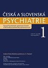 Česká a Slovenská psychiatrie