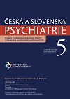 Česká a Slovenská psychiatrie