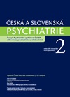 Česká a Slovenská psychiatrie